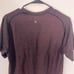 Lululemon Heathered Maroon & Black Swiftly Tech Short Sleeve Top