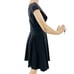 Anthropologie Peter Som x Made in Kind Black Paimpont Silk V-Neck Dress 4