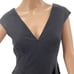 Anthropologie Peter Som x Made in Kind Black Paimpont Silk V-Neck Dress 4
