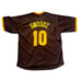 Doug Gwosdz Hand Signed San Diego Padres Custom Jersey MLB 1984 NL Champs