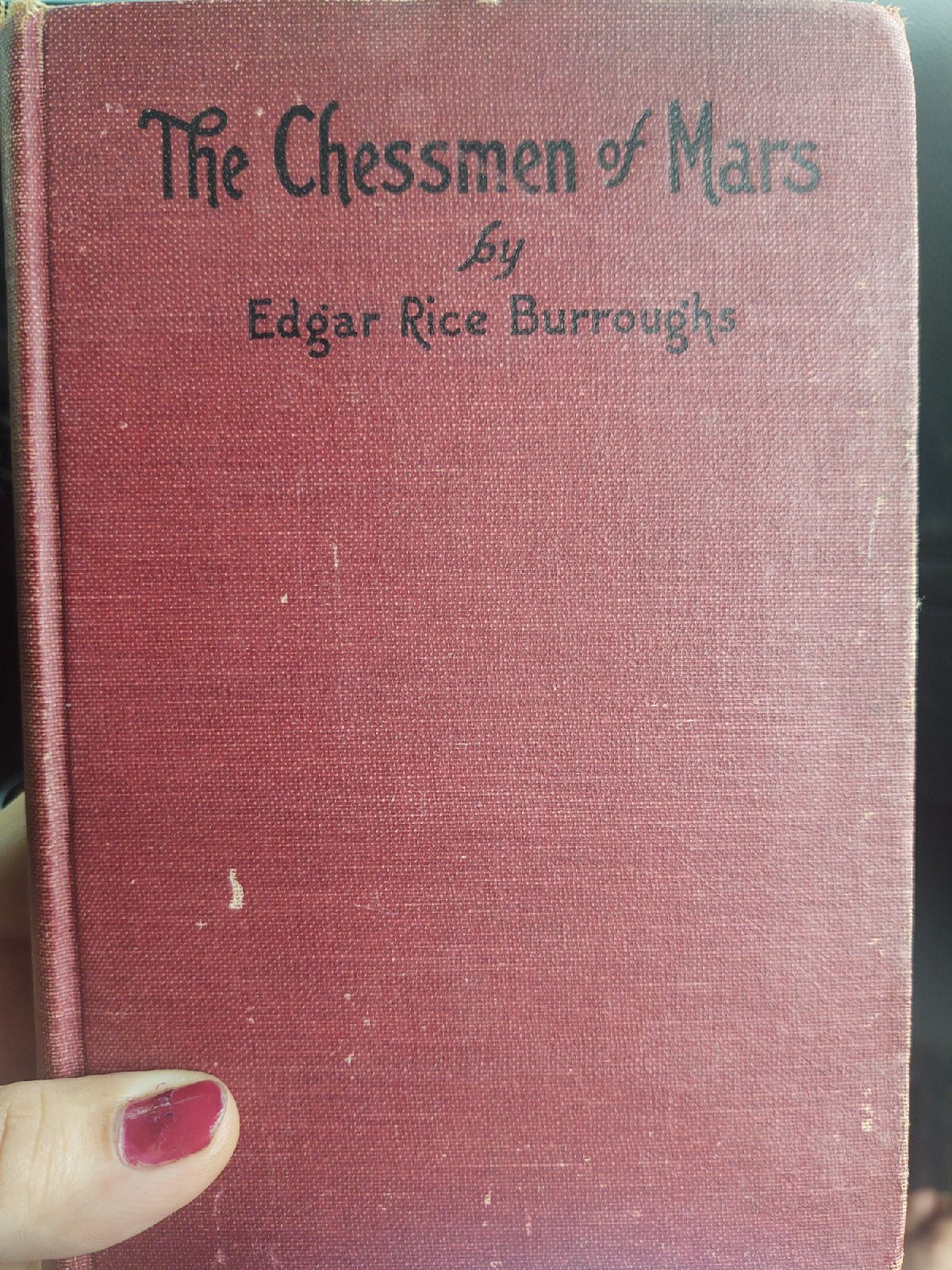 1st edition the chessmen from Mars by