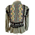 ZARA Womens Embroidered Pom Pom Jacket Size XS Military Tassel Boho Festival