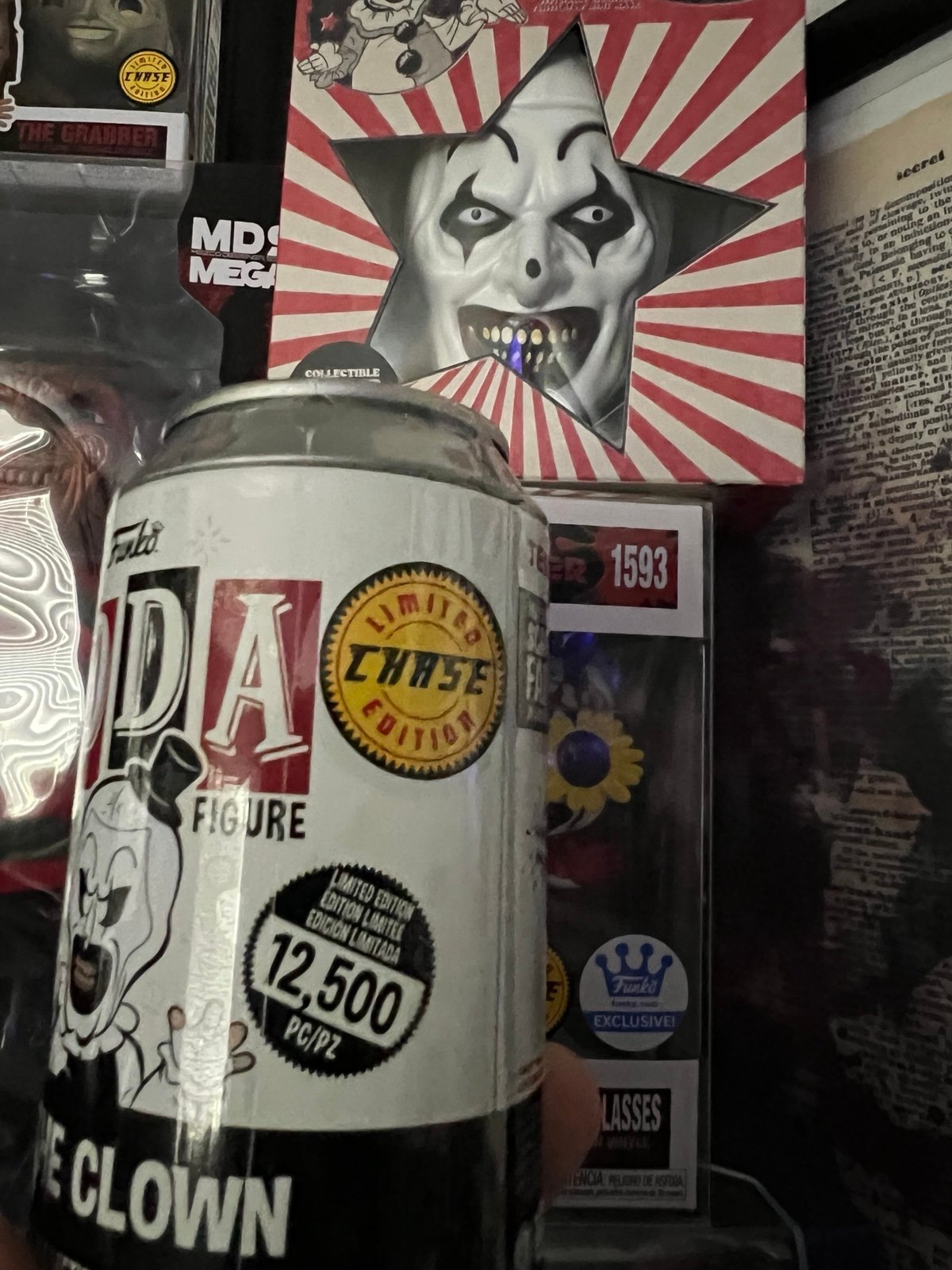 Funko Pop Soda Hot Topic Scare Fair Exclusive Art the Clown Terrifier Chase