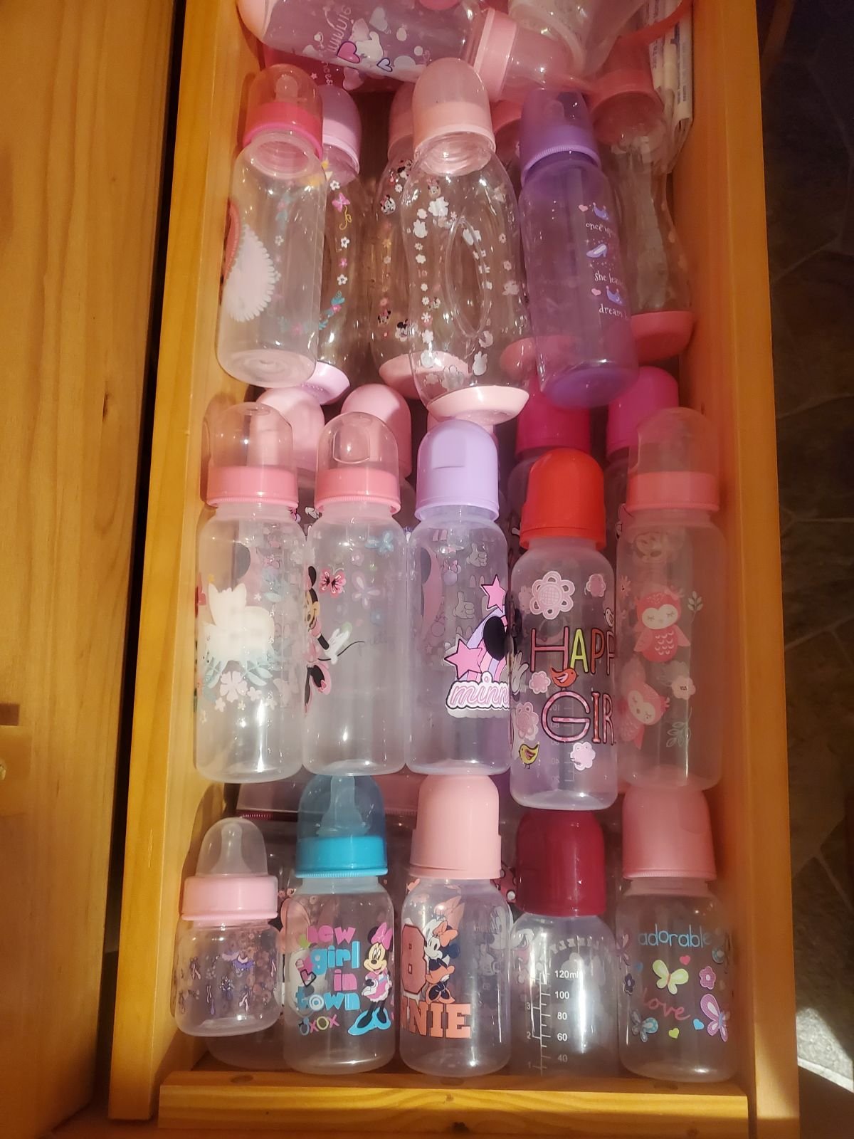 Baby bottles (mostly disney)