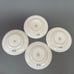 Spode Christmas Tree Bread & Butter Plates Green Band Lot of 4 - Retail 26 each