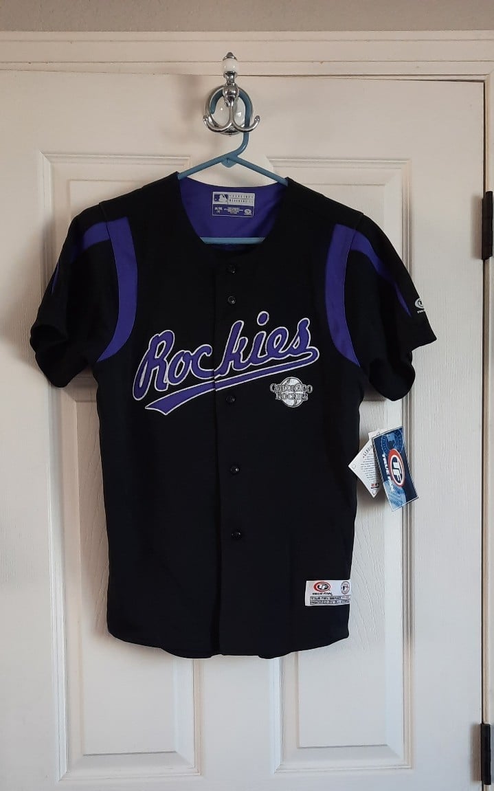 NWT BOYS COLO ROCKIES JERSEY SZ 8 M