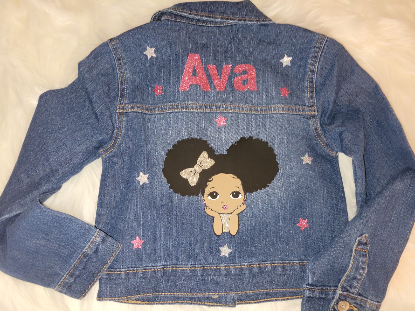 Custom jean jacket