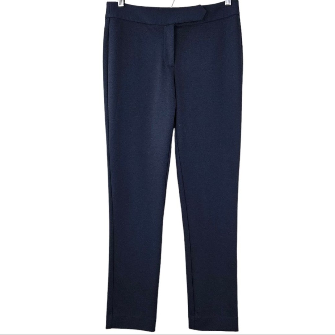 Milly Navy Blue Womens Tapered Cigarette Pants
