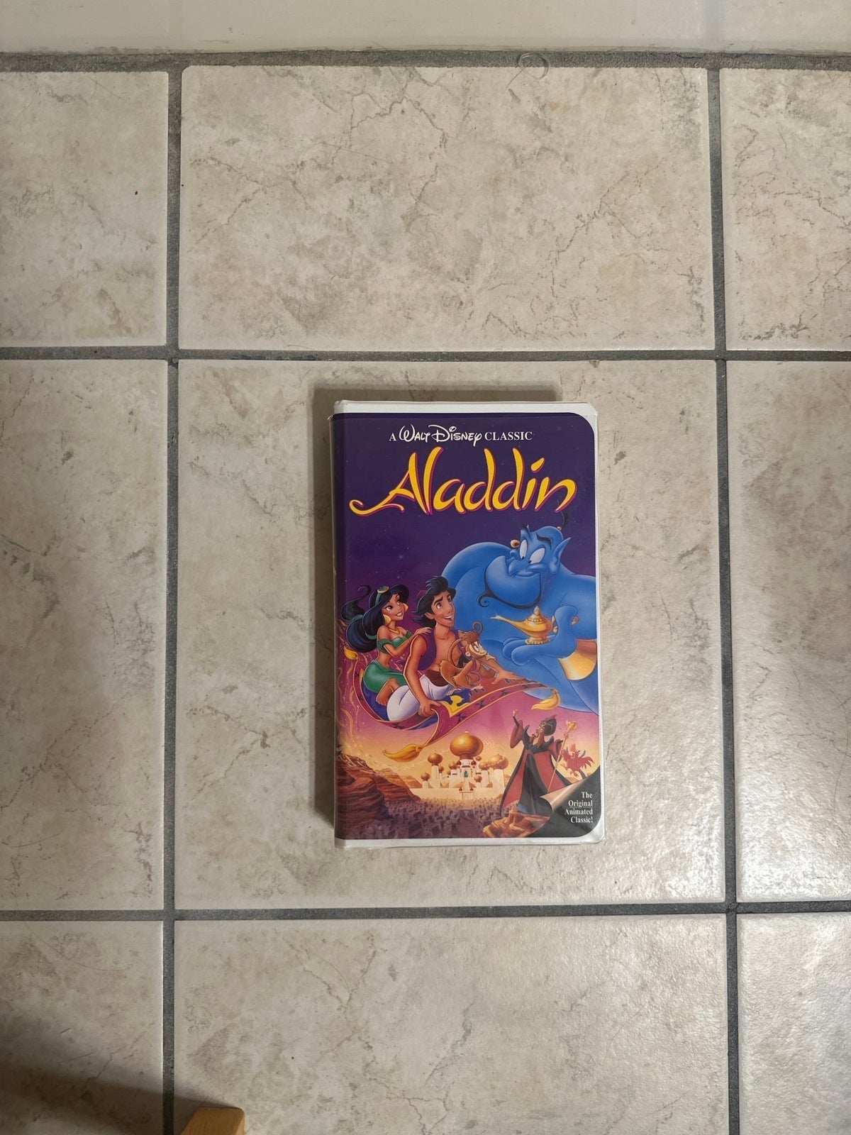 A Walt Disney Classic Black Diamond Edition Aladdin VHS tape