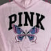 Victoria’s Secret PINK Limited Edition Pink Tulip Butterfly Full Zip Hoodie XS