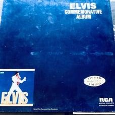 Elvis commerative album original album label