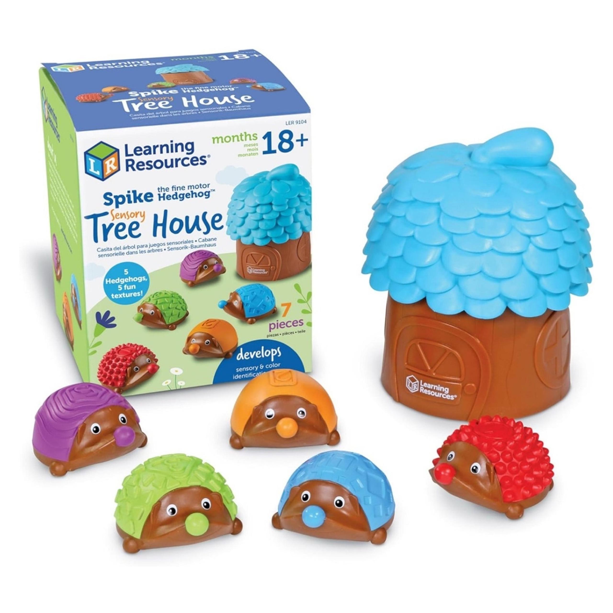 Learning Resources Spike the Fine Motor Hedgehog Sensory Tree House