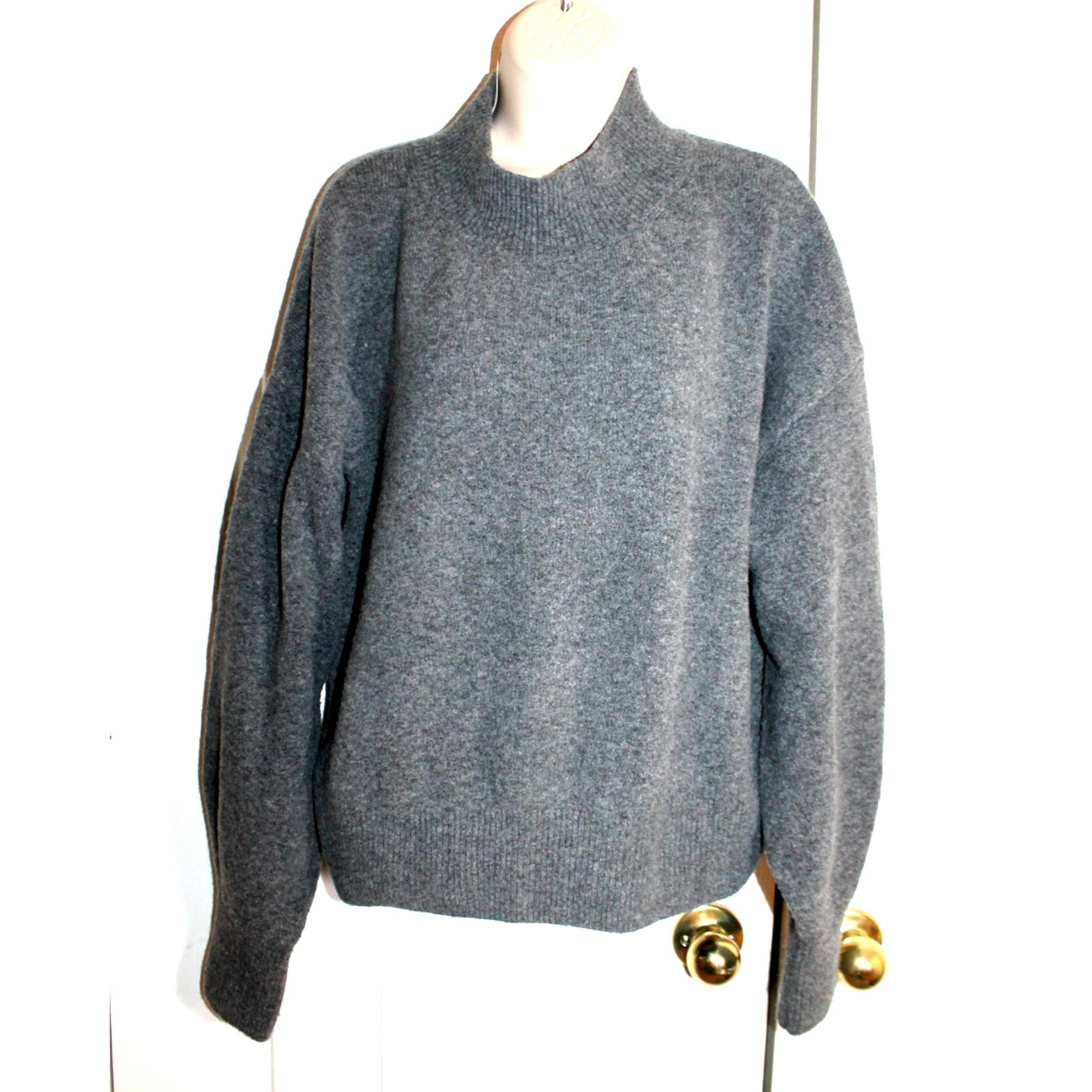 Los Angeles Atelier & other Stories Gray Mock Neck Sweater sz L