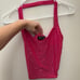 A Starry Night Embellished Halter Top Fuschia