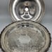 W.M. Rogers Serving Cloche Platter Silver Plate Copper Georgian Scroll 13