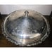 W.M. Rogers Serving Cloche Platter Silver Plate Copper Georgian Scroll 13