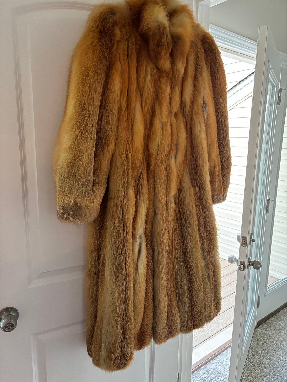 fur coat long