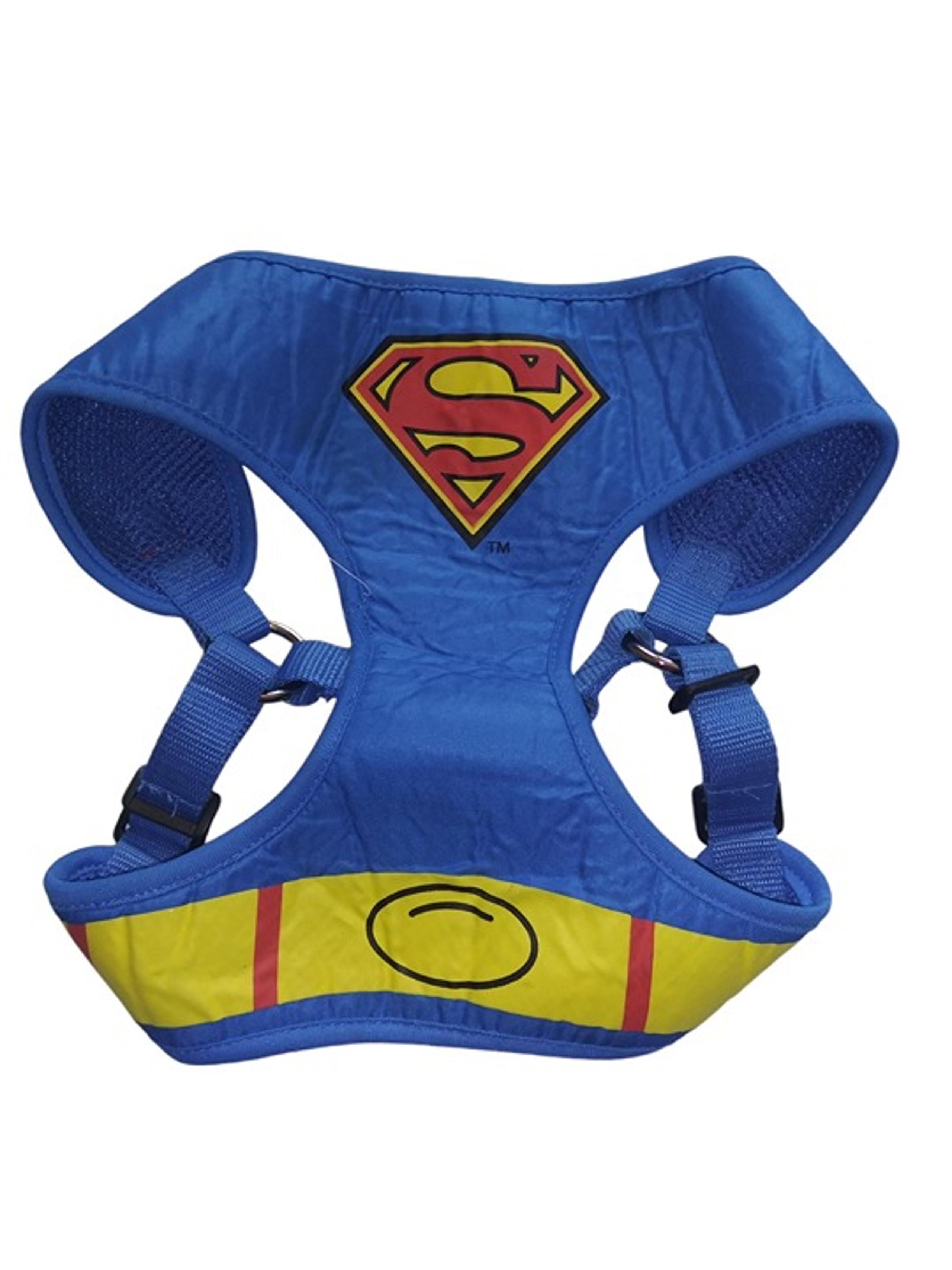 DC Comics Superman Dog Harness Pet Halloween Costume Size Large