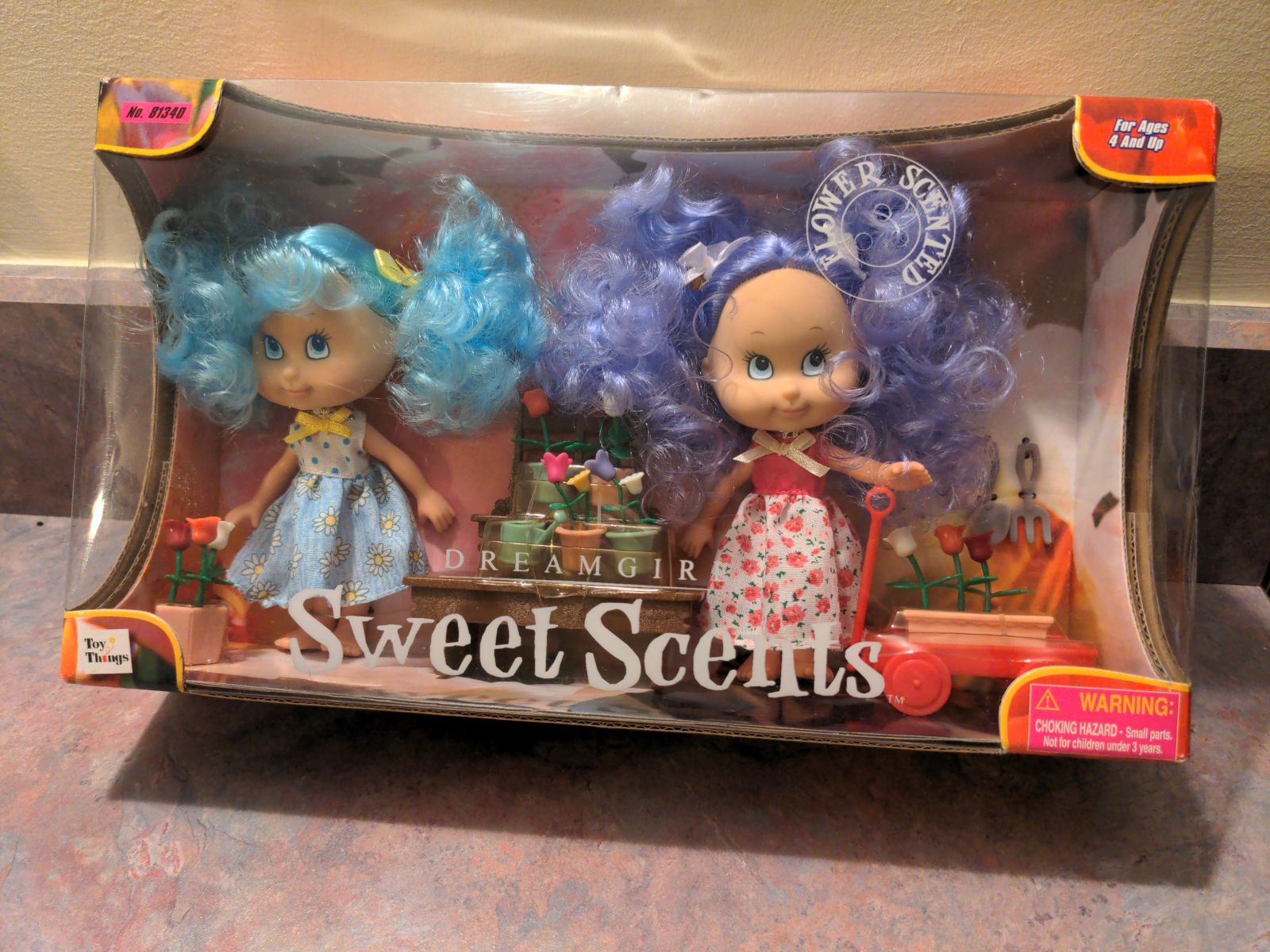 Ultra Rare NIB Toy Things Sweet Scents Dream Girl Flower Scented Giftset #81340