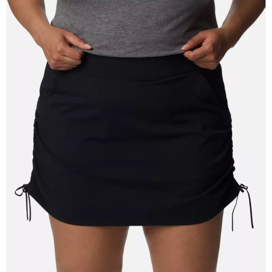 Women's NWT Columbia Black Hiking Anytime Casual Skort, Size 2XL