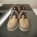 Polo Ralph Lauren Denton Casual Ankle Boat Shoes Canvas Men's Tan Size 10.5 D