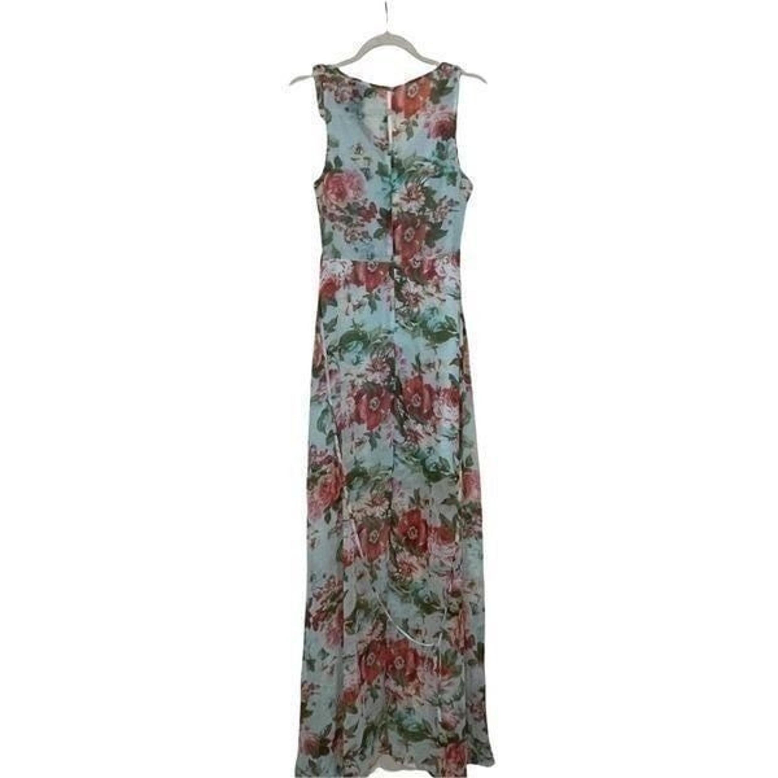 Teeze Me Mint Floral Maxi Dress - 3/4