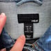 H&M New Without Tags Women's Denim Jeans Jacket Size 6