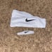 Jaren hall game worn headband and wristband