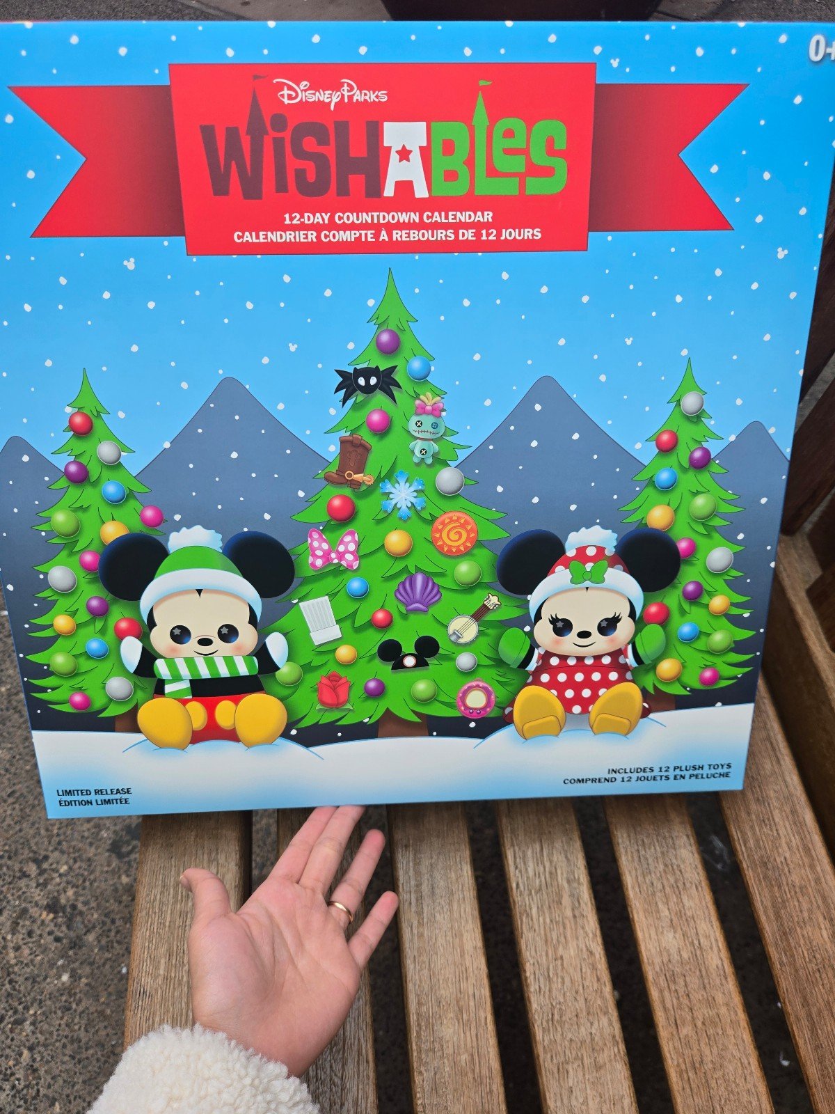 Disney Parks Christmas Wishables Calendar 12 Day Countdown