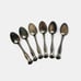 Set Of 6 Antique 1847 Rogers Bros. Silver Plate Spoons