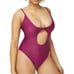 Andie The Santorini One Piece Swimsuit Plum Size Small NWT 112 MSRP