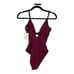 Andie The Santorini One Piece Swimsuit Plum Size Small NWT 112 MSRP
