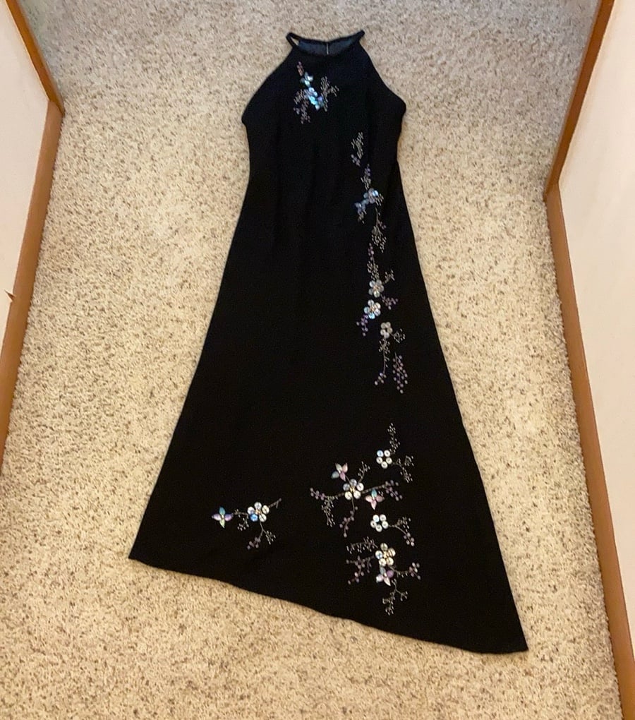 Y2K style Jones New York vintage beaded dress