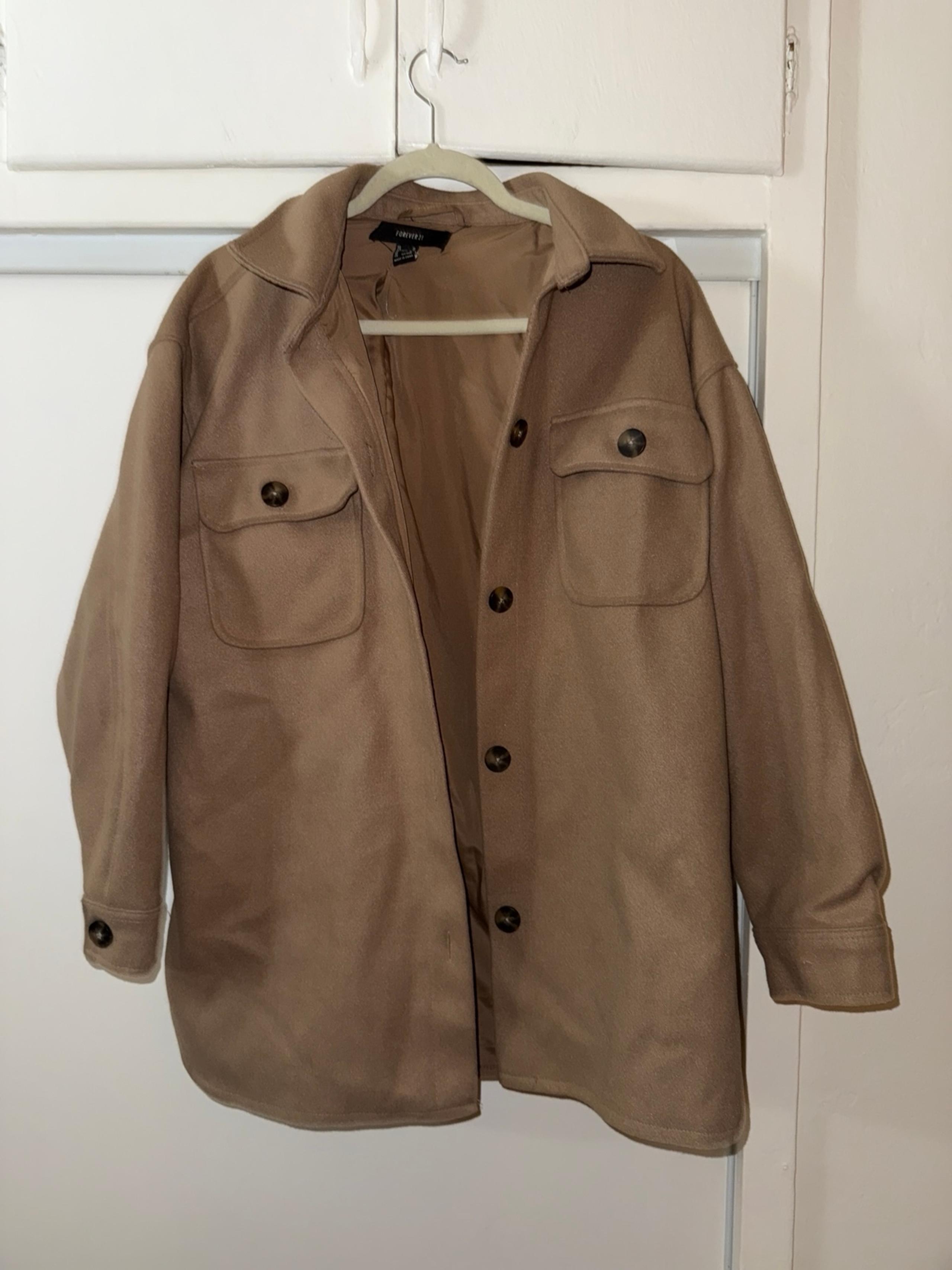 Forever 21 tan trench coat
