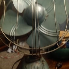Vintage metal fan