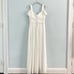 NWT Lulu's Make Me Move Double Strap White Bridal Wedding Maxi Dress
