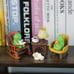 Miniature Frog Figurines Statue, for Desk and Bedroom