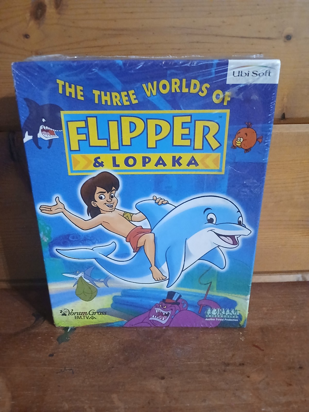 The Three Worlds of Flipper & Lopaka Ubisoft 2000 Sealed Vintage Very Rare HTF