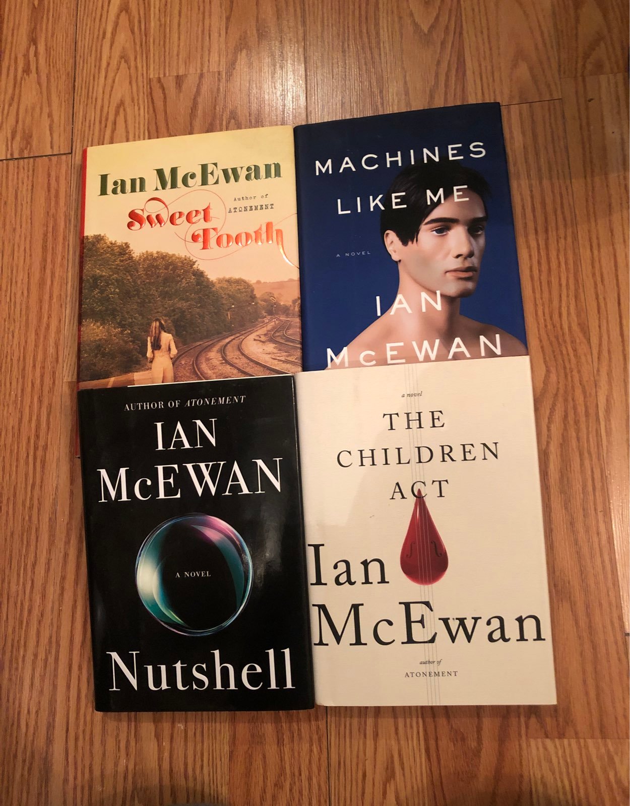 Ian McEwan sweet tooth, nutshell, 4 first editions
