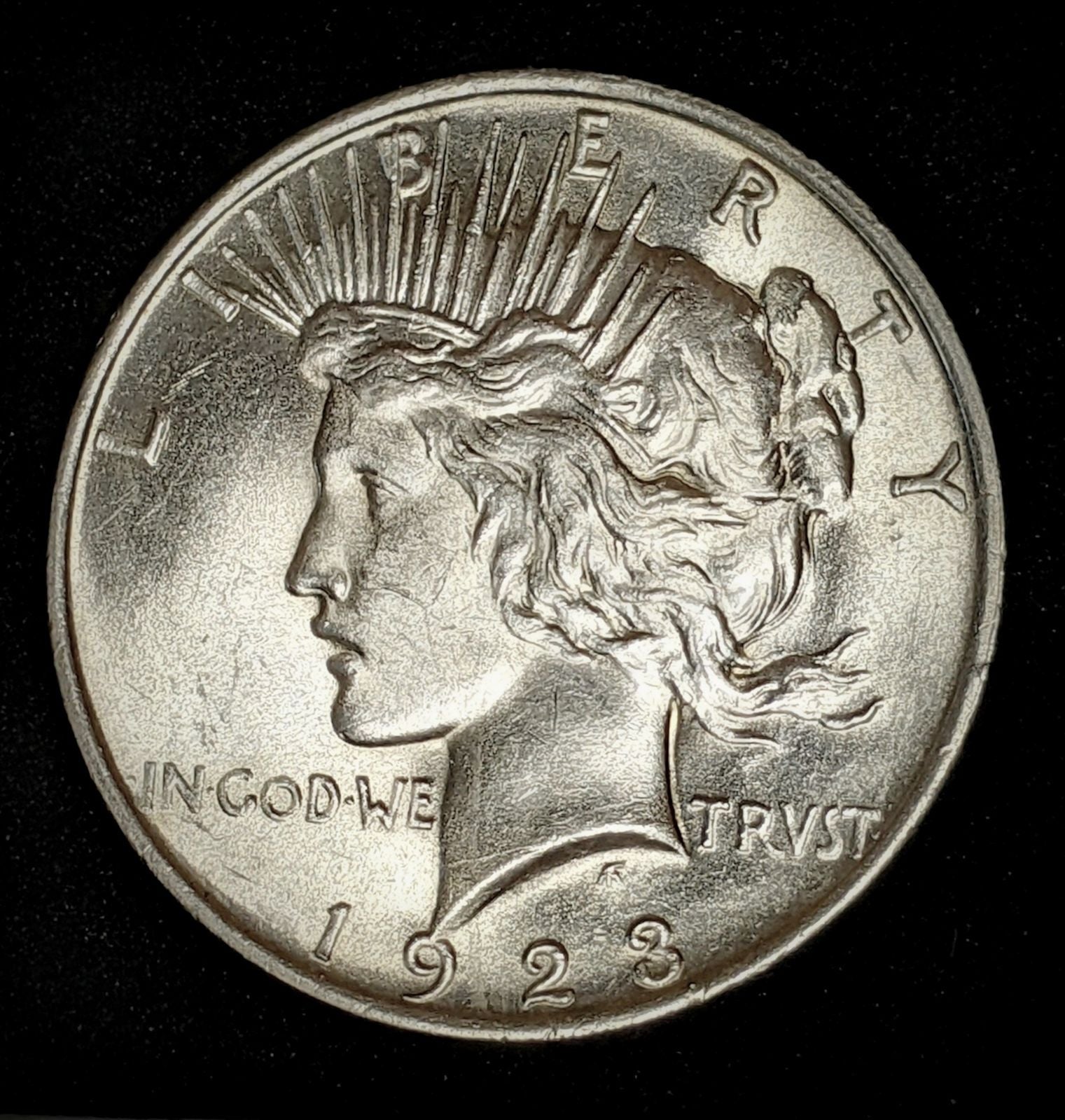 1923 Peace dollar