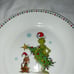 NEW ZRIKE DR SEUSS HOW THE GRINCH STOLE CHRISTMAS MAX WHITE DINNER PLATE 10.5”