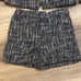 Charter Club | Elegant Tweed Blazer and Shorts Set with Gold Buttons- 6/8