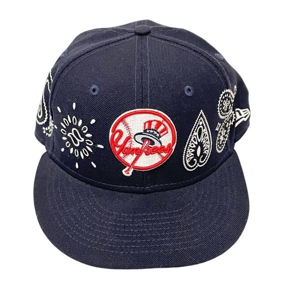 New Era New York Yankees Paisely Elements 59Fifty Fitted Men's Hat Navy
