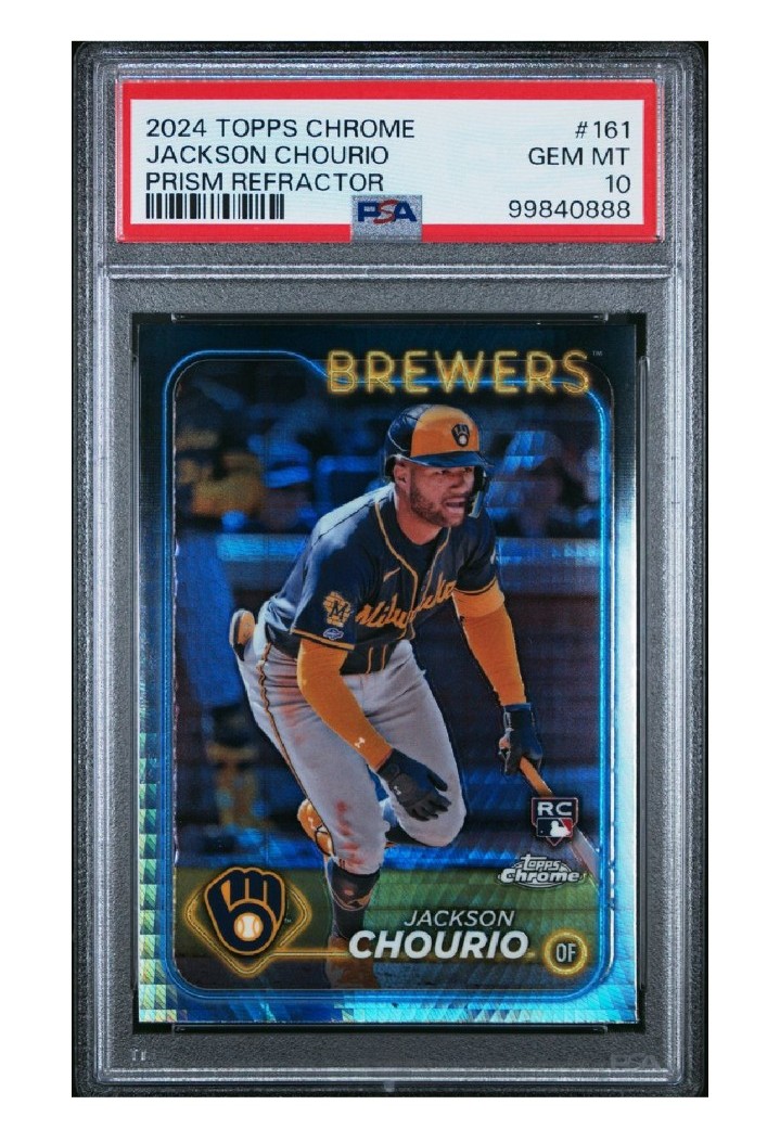 2024 Topps Chrome #161 Prism Milwaukee Brewers Jackson