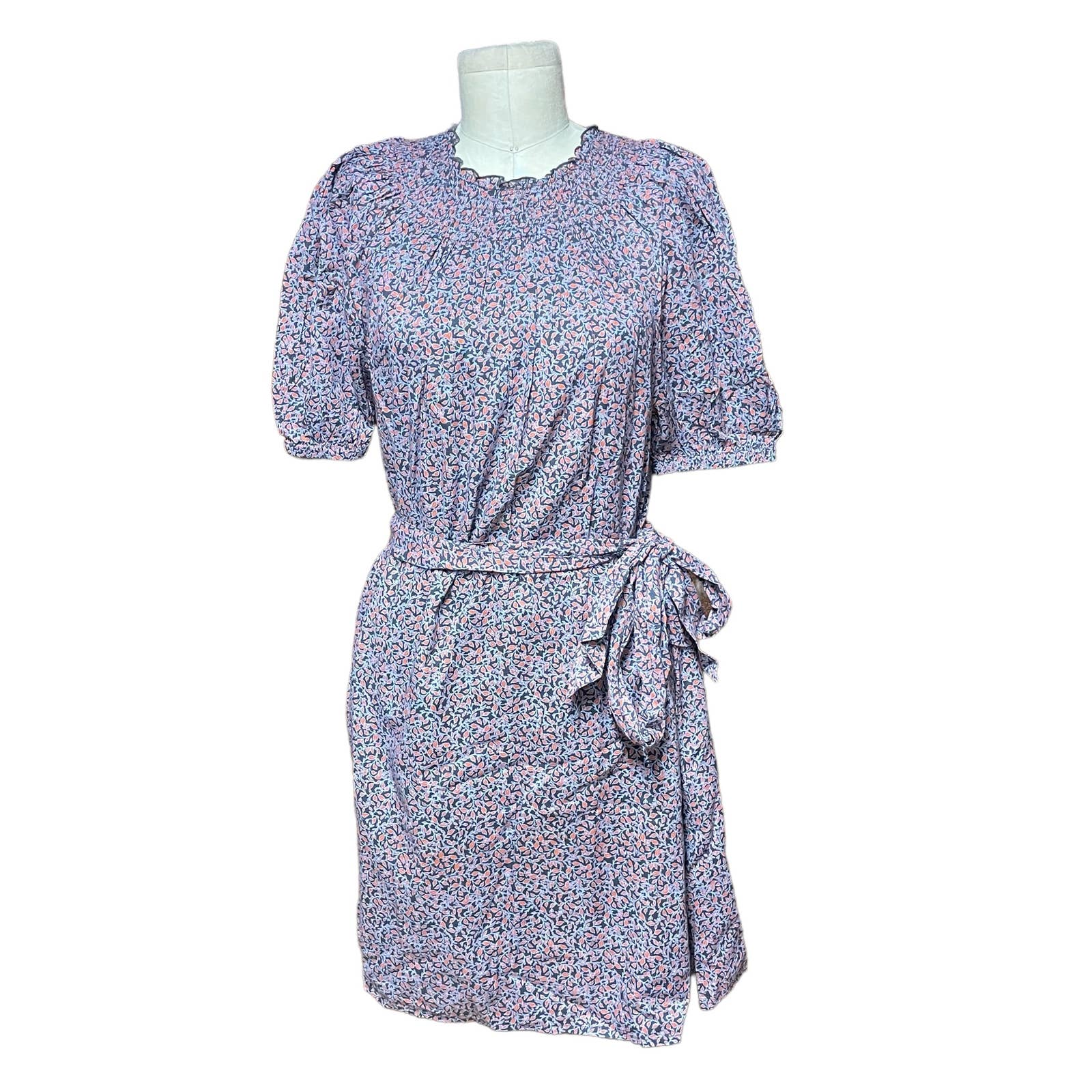 Roller Rabbit Natal Ainsley Dress Black Floral Size Small