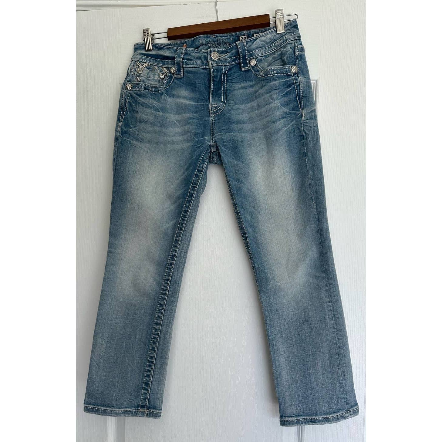 MISS ME Standard Crop Jeans 28