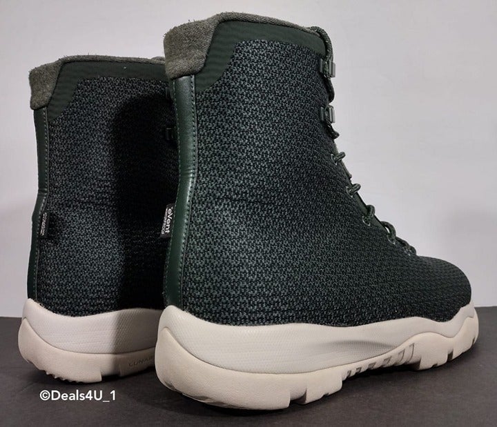 Jordan Men's Future Waterproof offers Boots, Green, Size 10