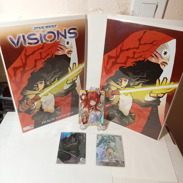 Star Wars Visions #1 KEY Peach Momoko, Rickie Yagawa Variant Set + 3 Goddess Sto