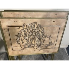 Vintage MCM Lavada tv tray tables
