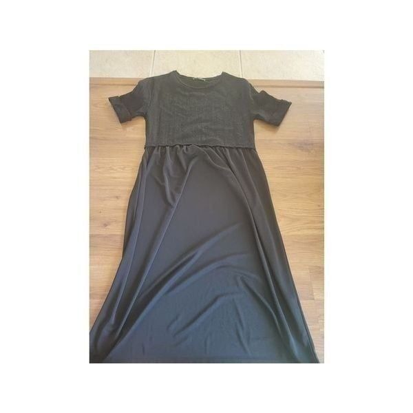 Zara Contrast Midi Dress